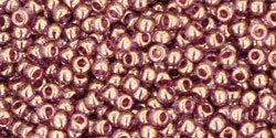 (image for) TOHO Size 11/o Round Seed Bead-Light Rose Gold Luster. 11T203-250