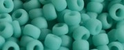 (image for) TOHO Size 11/o Round Seed Bead-Turquoise Matte Opaque. 11T55F-100