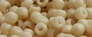 (image for) TOHO Size 11/o Round Seed Bead-Cream Chalk Matte Opaque. 11T763-100