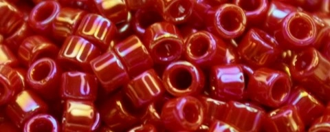 (image for) TOHO Aiko-Light Red Opaque Rainbow TB-405A-50