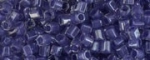 (image for) TOHO Size 8/o Hexagon Shape Seed Bead-Purple Lined Crystal Luster. * 100 Gram Bag