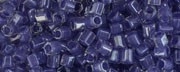 (image for) TOHO Size 8/o Hexagon Shape Seed Bead-Purple Lined Crystal Luster * 250 Gram Bag