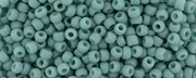 (image for) TOHO 11/o Round Seed Bead. Semi-Glazed Dusty Turquoise. 11T2604F-100