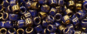 TOHO Aiko-Purple 24k Gilded Marbled Opaque TB-1701-50 (image for) TOHO Aiko-Purple 24k Gilded Marbled Opaque TB-1701-50