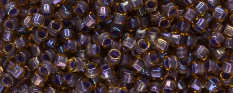 (image for) TOHO Aiko-Purple Lined Light Topaz Transparent TB-926-50