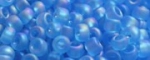 (image for) TOHO Size 15/o Round Seed Bead-Aqua Transparent Rainbow Matte. 15T163BF-100