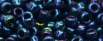 (image for) TOHO Size 15/o Round Seed Bead-Navy Blue Iris Metallic. 15T82-100