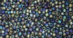 (image for) TOHO 15/o Round Semi-Glazed Rainbow Black #15T2642F-100