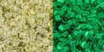 (image for) TOHO Size 11/o Round Seed Bead-Glow in the Dark. Yellow / Green. 11T2721-100