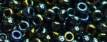 (image for) TOHO Size 15/o Round Seed Bead-Green Iris Metallic. 15T84-100