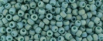 (image for) TOHO 11/o Round Seed Bead. Semi-Glazed Rainbow Dusty Turquoise #11T2634F-100