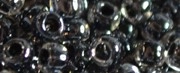 (image for) TOHO Size 11/o Round Seed Bead-Crystal Black Lined Transparent. 11T344-100