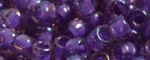 (image for) TOHO 6/o Round Seed Bead-Purple Lined Amethyst Transparent