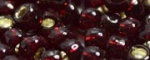 (image for) TOHO 6/o Round Seed Bead-Garnet Silver Lined. 6T25D-250