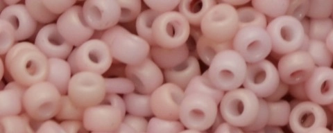 (image for) TOHO Size 15/o Round Seed Bead-Rose Chalk Matte Opaque. 15T764-100