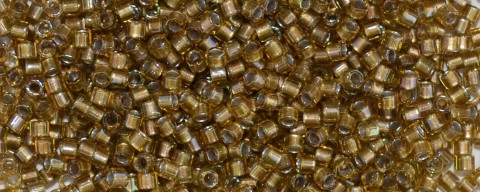 (image for) TOHO Aiko Hexagon-Dark Bronze Lined Topaz Rainbow TBC-278-50