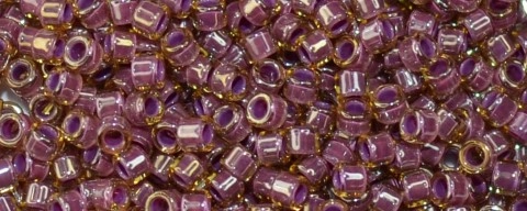 (image for) TOHO Aiko-Mauve Lined Amber Transparent TB-960-50