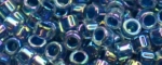 (image for) TOHO Aiko-Denim Blue Lined Crystal Rainbow TB-782-50