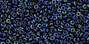 (image for) TOHO 11/o Demi Precision Round Seed Bead, Blue Iris Metallic, color #11TD-88-50