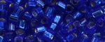 (image for) TOHO 1.5mm Cube Shape Seed Beads-Cobalt Blue Silver Lined * 100 Gram Bag