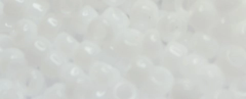 (image for) TOHO Size 15/o Round Seed Bead-White Opaque. 15T41-100
