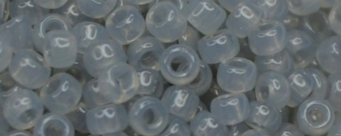 (image for) TOHO Size 15/o Round Seed Bead-Grey Translucent. 15T1150-100