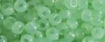 (image for) TOHO Size 15/o Round Seed Bead-Light Green Translucent. 15T1144-100