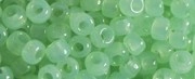 (image for) TOHO Size 15/o Round Seed Bead-Light Green Translucent. 15T1144-100