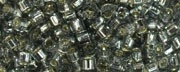 (image for) TOHO Aiko Hexagon-Light Black Diamond Silver Lined TBC-29-50