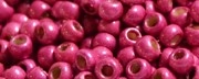 (image for) TOHO Size 11/o Round Seed Bead-Hot Pink Galvanized Matte PermaFinish. 11TPF563F-100