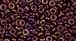 (image for) TOHO 11/o Demi Precision Round Seed Bead, Plum Iris Higher Metallic, color # 11TD-502-50