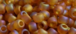 (image for) TOHO Size 8/o Round Seed Bead-Dark Topaz Transparent Rainbow Matte. 8T162CF-250