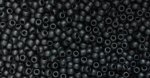 (image for) TOHO 15/o Round Semi-Glazed Black. # 15T2612F-100
