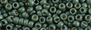 (image for) TOHO Size 8/o Round Seed Bead-Spruce Matte Galvanized PermaFinish. 8TPF589F-100
