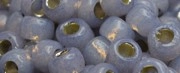 (image for) TOHO 6/o Round Seed Bead-Light Amethyst Opal Silver Lined PermaFinish. 6TPF2122-250