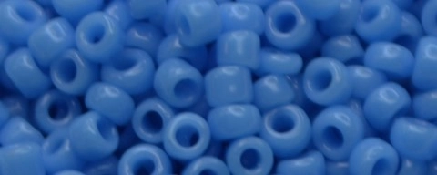 (image for) TOHO Size 15/o Round Seed Bead-Medium Blue Opaque. 15T43D-100