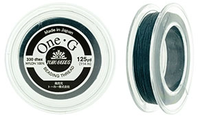 (image for) TOHO One-G Thread (4 Spools) 125 Yard Spools-Deep Green * PT-22-125-4