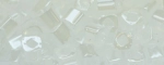 (image for) TOHO 4mm Cube Shape Seed Beads-White Ceylon Pearl