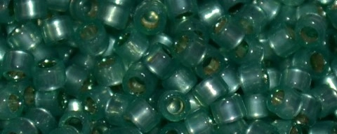 (image for) TOHO Aiko-Dark Mint Opal Silver Lined PermaFinish TB-PF2119-50
