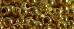 (image for) TOHO Size 11/o Round Seed Bead-Gold Galvanized PermaFinish. 11TPF557-250