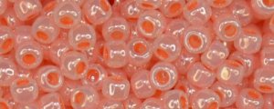 TOHO 11/o Round Seed Bead-Salmon Ceylon Pearl. 11T905-100 (image for) TOHO 11/o Round Seed Bead-Salmon Ceylon Pearl. 11T905-100