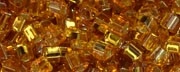 (image for) TOHO Size 11/o Triangle Shape Seed Bead-Dark Topaz Silver Lined * 250 Gram Bag