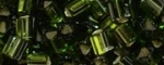 (image for) TOHO Size 11/o Triangle Shape Seed Bead-Olivine Silver Lined * 100 Gram Bag