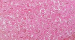 (image for) TOHO 8/o Demi Round, Cotton Candy Pink Lined Crystal, color #8TD-379-50