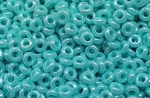 (image for) TOHO 11/o Demi Precision Round Seed Bead, Turquoise Opaque Luster, color # 11TD-132-50