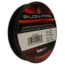 S-Lon Fire Black, 6 Pound Strength * 125 Yard Spool (image for) S-Lon Fire Black, 6 Pound Strength * 125 Yard Spool