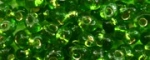 (image for) TOHO 4mm Magatama Bead-Kelly Green Silver Lined