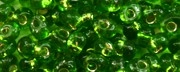 (image for) TOHO 4mm Magatama Bead-Kelly Green Silver Lined