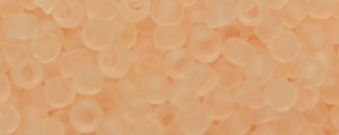 (image for) TOHO Size 15/o Round Seed Bead-Light Pink Transparent Matte. 15T11F-100