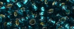 (image for) TOHO Size 8/o Round Seed Bead-Blue Zircon Silver Lined. 8T27BD-100